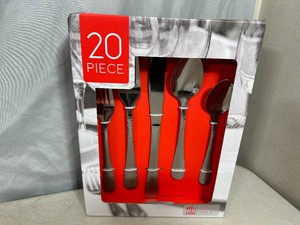 New 20 pc Stainless Steel Flatware Set