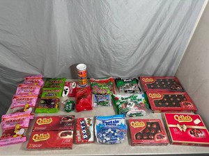 Assorted Candy, Chocolate Cherries, Junior Mints, Haribo Gummy, Tootsie Rolls, and More