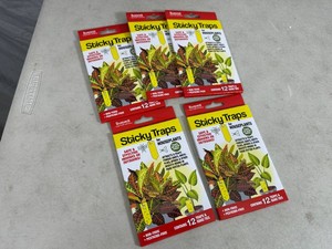 5 New Packs of Sticky Traps for Planters to Catch Small Bugs and Gnats