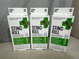 New Sting-Kill Pain and Itch Relief Swabs