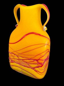 Vintage  Art Glass Vase - Azerbaijan Glassware