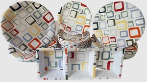 Contempo Dinnerware Set by Precidio (Lot of 21)