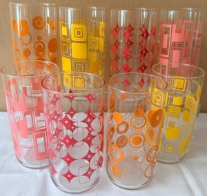 Vintage Mid Century Drinking Glasses (Lot of 8)