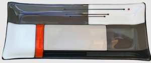 Fused Glass Rectangular Dish Glassbykarin Mondrian-Inspired