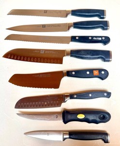 Kitchen Knife Set - Zwilling, Wusthof & Palm With Block