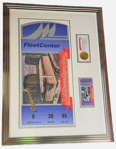 G - Vintage FleetCenter Opening Night Framed Poster 1995