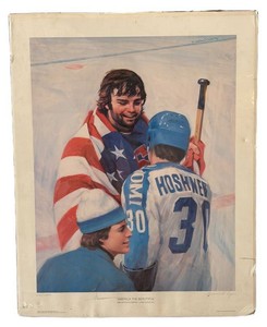 G - Poster - America the Beautiful 1980 Winter Olympics Lake Placid