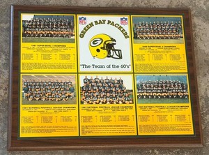 G - Framed Green Bay Packers Team of the 60s Poster