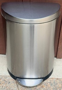 G - Trash Can - Simplehuman Stainless Steel Step Can P Liners