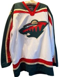 Vintage Hockey Jersey CCM Minnesota Wild Inaugural Season White XL