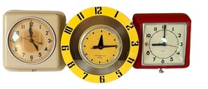 Vintage Wall Clocks - General Electric Telechron & Westclox Set of 3