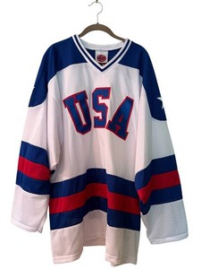 Hockey Jersey - Vintage Replica 1980 USA Mens Olympic Team K1 Sportswear XL