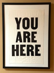 Framed Wall Art You Are Here