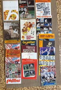 Vintage Sports Programs & Yearbooks