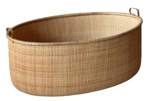 Large Nantucket Style Basket Large Handwoven