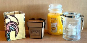 Candle Holders & Candles Mixed Lot