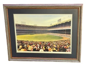 Signed & Numbered William Feldman Yankee Stadium Revisited Framed Baseball Print - 41500