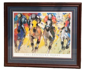 Kentucky Derby Framed Print 124th Churchill Downs May 2, 1998