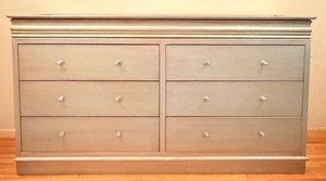 MBR - Dresser - Six-Drawer Chest of Drawers With Mirrored Top