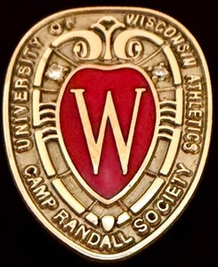 Wisconsin Athletics Camp Randall Society Pin