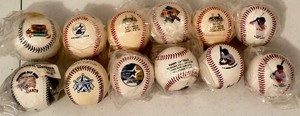 Collectible Baseballs - MLB Commemorative Assortment (Lot of 12)
