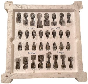 Danbury Mint Golden Age of Baseball Chess Set
