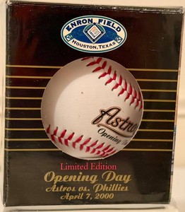 Astros Opening Day Commemorative Baseball Limited Edition