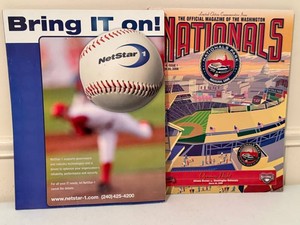 Washington Nationals Commemorative Magazines & Scorecard