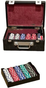 Poker Chip Set - Blackstone With Case