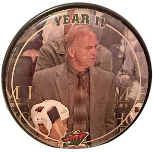 Hockey Puck Minnesota Wild Year II Commemorative
