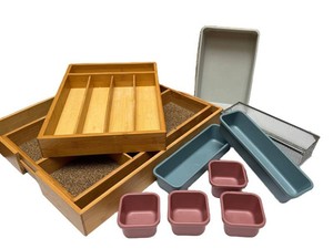 Drawer Organizers Mixed Lot Bamboo Plastic Mesh