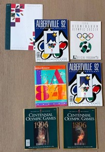 Olympic Program Books Mixed Lot (Lot of 7)