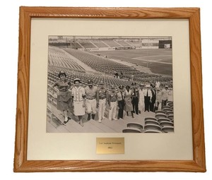 Vintage Framed Photo Colt Stadium Personnel 1962