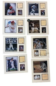 Baseball Legends Framed Print Set (Lot of 8)