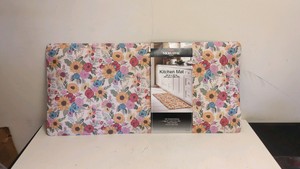 NEW MOHAWK HOME KITCHEN MAT BOUQUETS ALLOVER MULTI