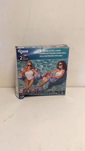 AQUA 2 PACK INFLATABLE POOL CHAIR