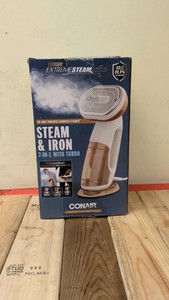 CONAIR TURBO EXTREME STEAM 2-IN1 STEAMER & IRON WITH TURBO