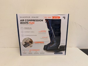 NEW SHARPER IMAGE AIR COMPRESSION BOOTS FLEX SM