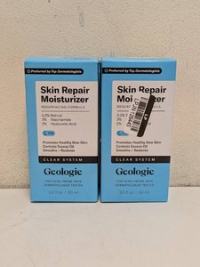 (2) NEW GEOLOGIE SKIN REPAIR MOISTURIZER