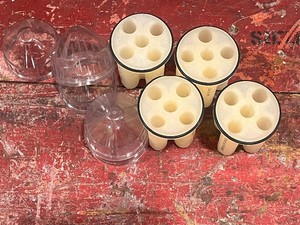 Set of Four Centrifuge Bucket Inserts (#623356)