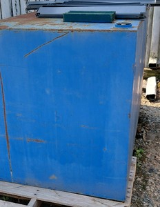 BLUE DOUBLE OIL TANK
