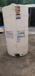 LARGE ROUND BULK FLUID TANK