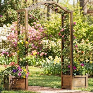 $215 Brylanehome Resin Garden Arch Trellis