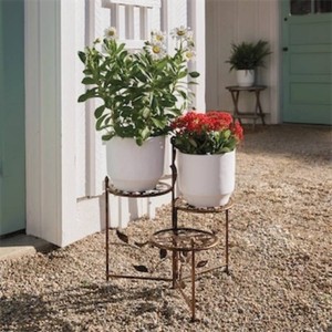3-Tier Bird & Leaf Plant Stand