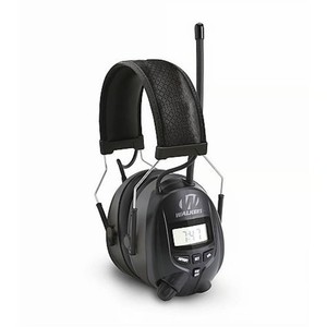 Walkers 25 dB Digital Ear Muffs with AMFM Radio Black 1 pk