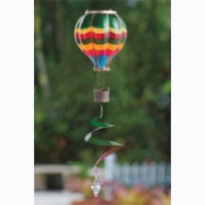 Solar Hot Air Balloon Hanging Lantern with Spinner