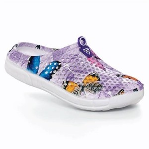 Size 38 Womens Butterfly Breathable Comfort Clog