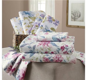 Queen Bed Tite 300-Thread Count Printed Sheet Set