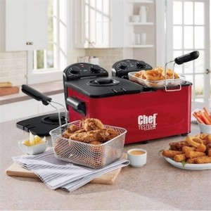 $159 Chef Tested Double Tank Deep Fryer by Wards