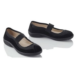 Size 11 Comfort-Fit Mary Jane with Flexible Sole and Stretch Strap